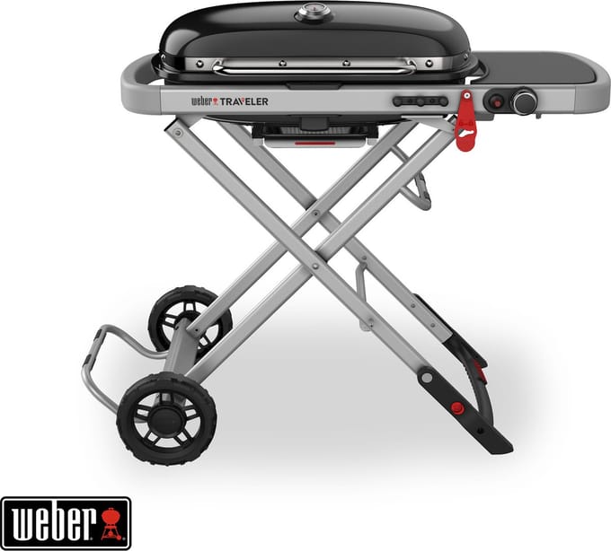 Weber Traveler - Gasbarbecue - Zwart