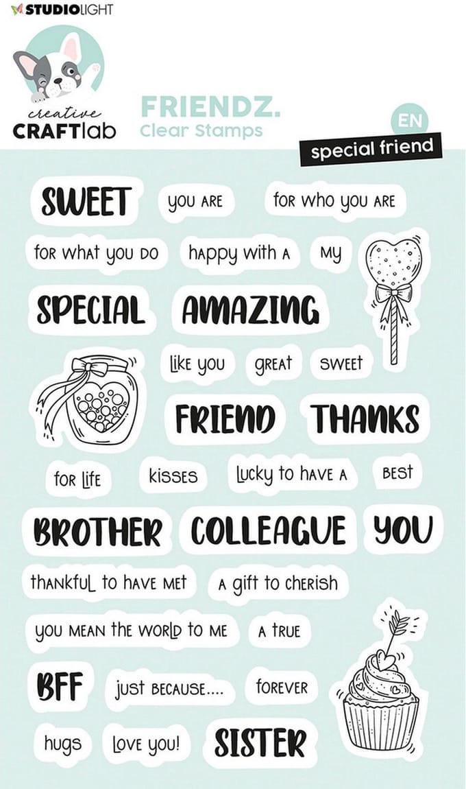 Studio Light Friendz Clear Stamp Special Friend ENG