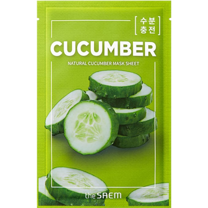 [PROMOTIE]The Saem - Natural Mask Sheet - Cucumber - 1stuk