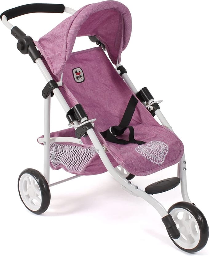Bayer Chic 2000 - Poppenwagen Jogger Lola - Pink Jeans