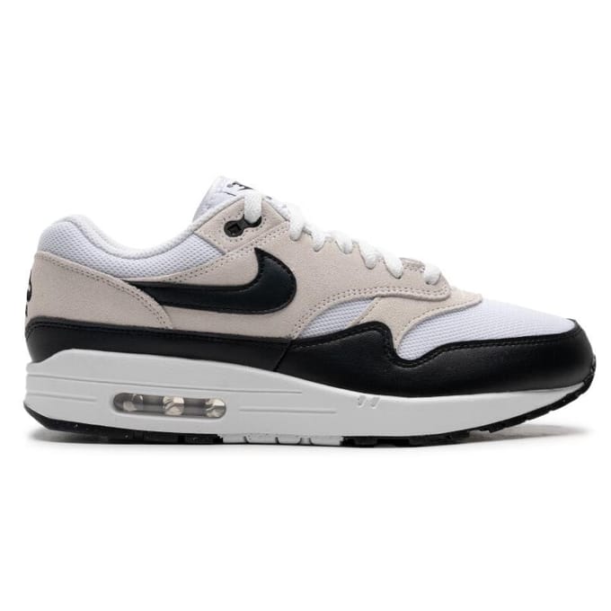 Nike Air Max 1 Essential Wit Zwart Heren Sneakers Summit-White FZ5808-101 45 gray