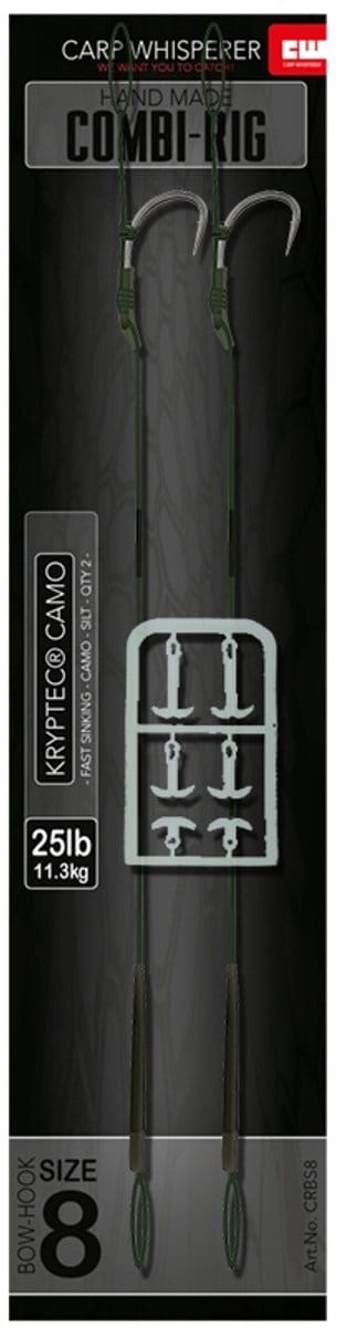 Carp Whisperer - Combi rig - Haak maat: 8 - 2 stuks - Silt