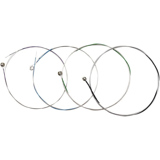 Universele vioolsnaren snaren complete set (EADG) Stalen kern nikkel-zilver omwonden white