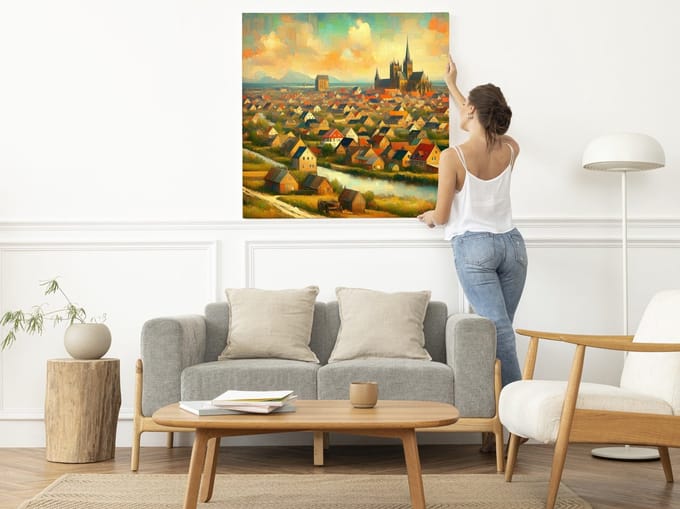 Kunstprint | Wanddecoratie | Dibond | 30 × 30 cm