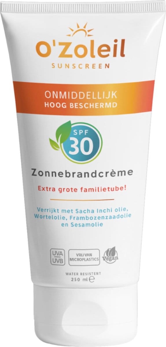 O'Zoleil Zonnebrandcrème Familieverpakking SPF 30 250 ml