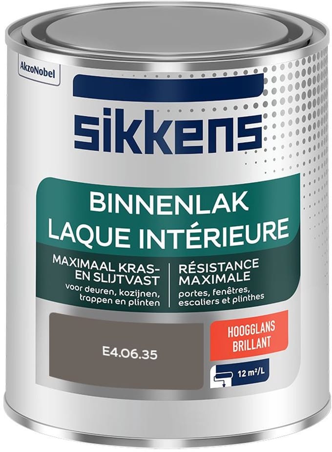 Sikkens - Binnenlak Hoogglans - E4.06.35 - Mengverf - 750 Ml