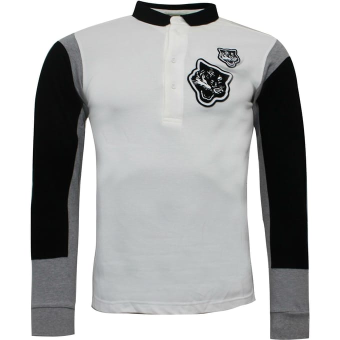 Asics Onitsuka Tiger Heren Wit/Zwart Poloshirt
