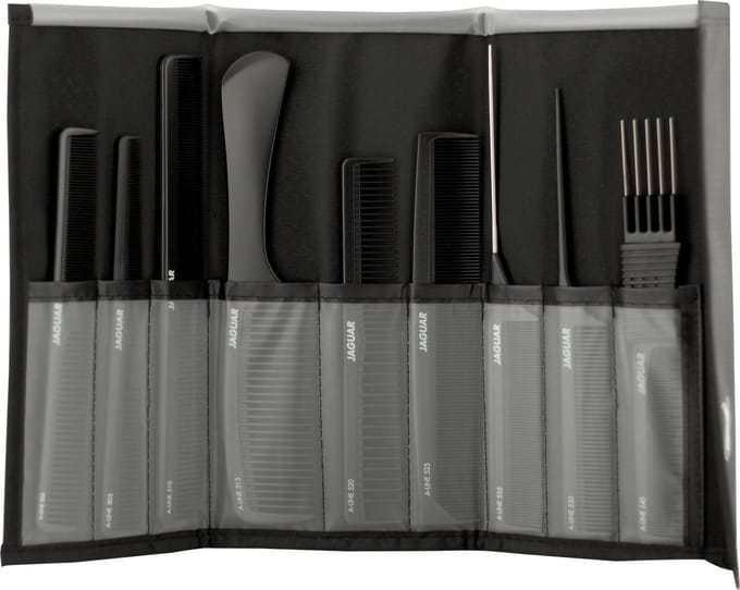 Jaguar Combs A-Line Comb Set Black Set A599-1