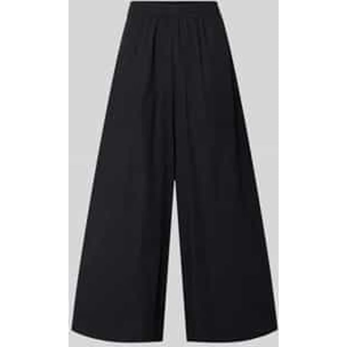 wide fit stoffen broek met elastische band model 'Sunna'