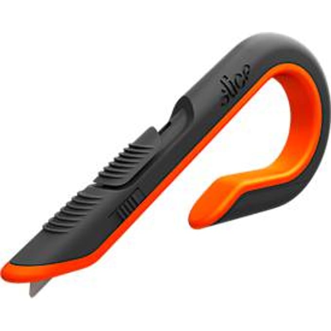 Kartonnen opener Slice, lengte 4,1 cm, 3-traps, handmatige invoer, oranje
