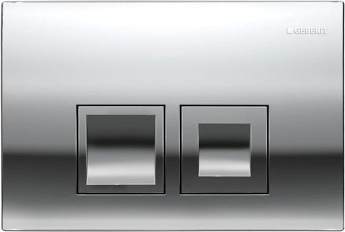 Geberit Delta-35 Drukplaat - Mat Chroom