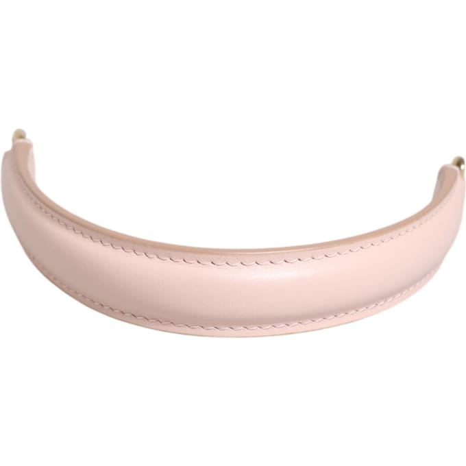 Strap Roze Leer Gouden Accent Grote Tas Handvat Schouderriem