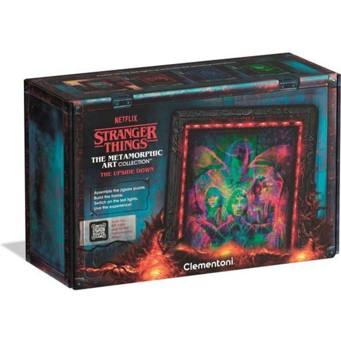 Clementoni - Puzzel - Stranger Things - Morphing Collection - The Upside Down - Puzzel met RGB verlichting en morphing effect - 520 stukjes