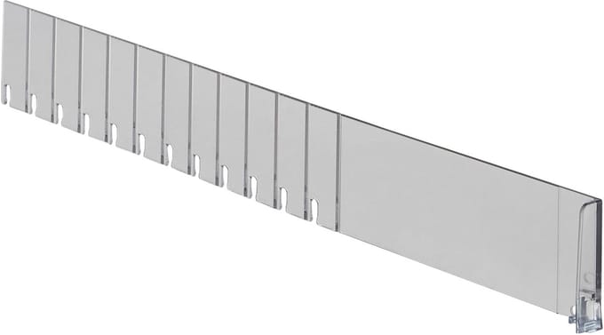 Breekbare Vakverdeler / Schapverdeler / Plank Scheidingsdelen - 6 cm hoog - Transparant - Type SV60-R