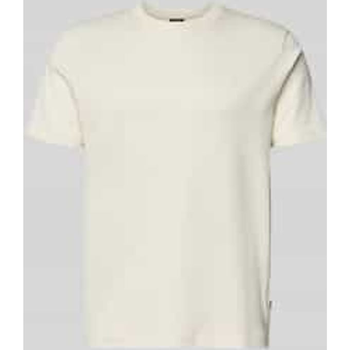 T-shirt met logostitching model 'Priamo'