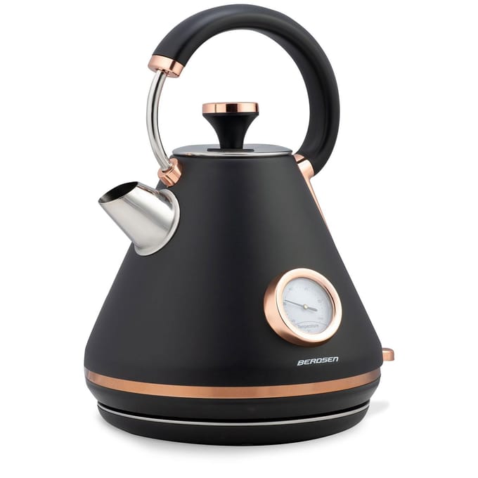 Waterkoker met thermometer 1,7L Berdsen BD-701 - zwart
