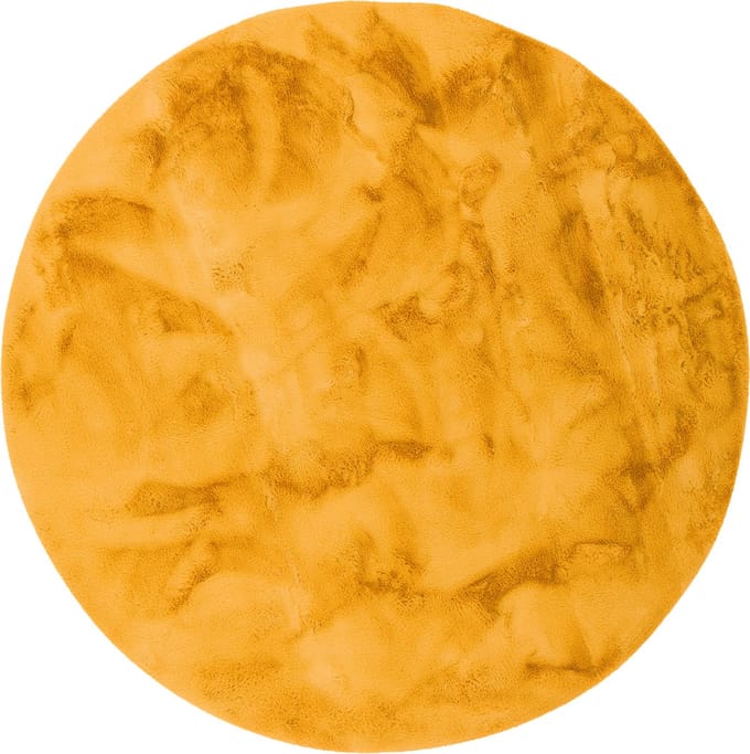Pergamon Luxe Super Zachte Bont Vloerkleed Tapijt Plush Rond