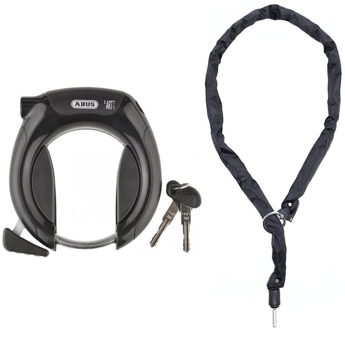 Abus Pro Shield 5850s ART2 met 120cm insteekketting - Zwart