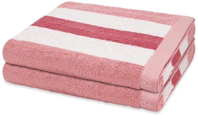 Ross Sonstiges 2 X douchehanddoek in set 2 pack Doubleface Stripes