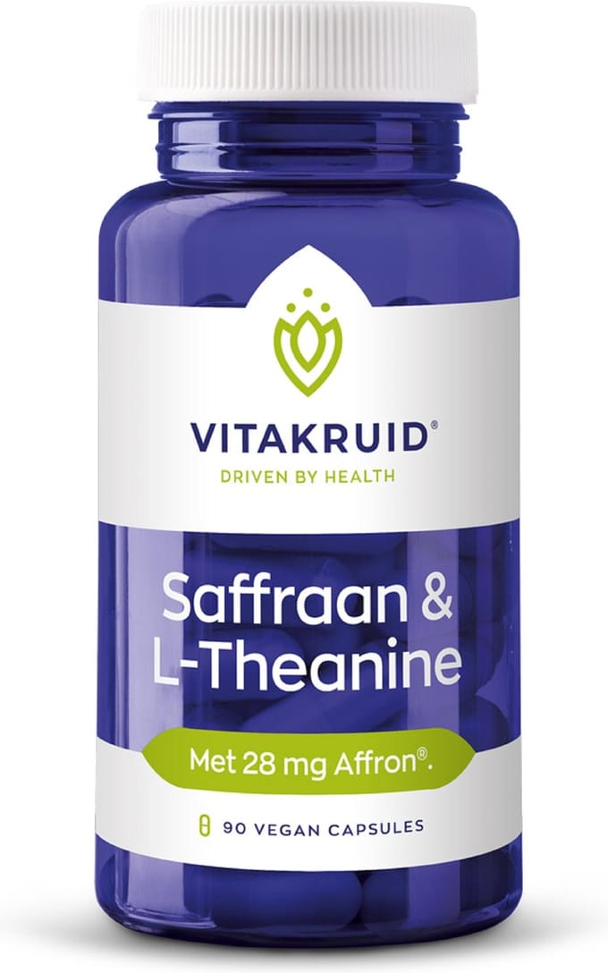 Vitakruid Saffraan & L-Theanine - 90 vegacapsules