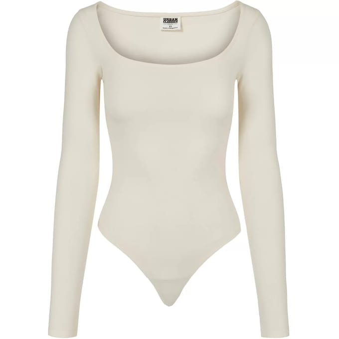 Urban Classics - Organic Longsleeve Bodysuit - 5XL - Creme
