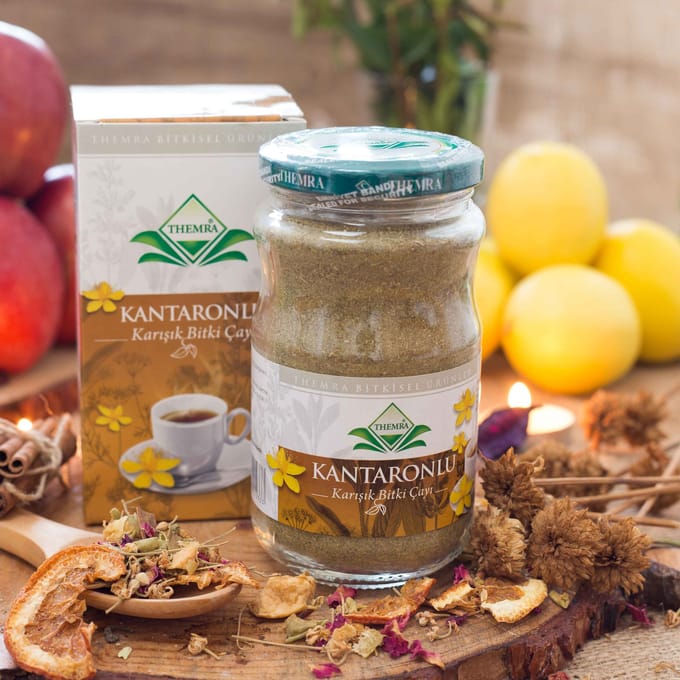 Themra Tisane mélangée avec St.. Millepertuis 130g moulu St. millepertuis