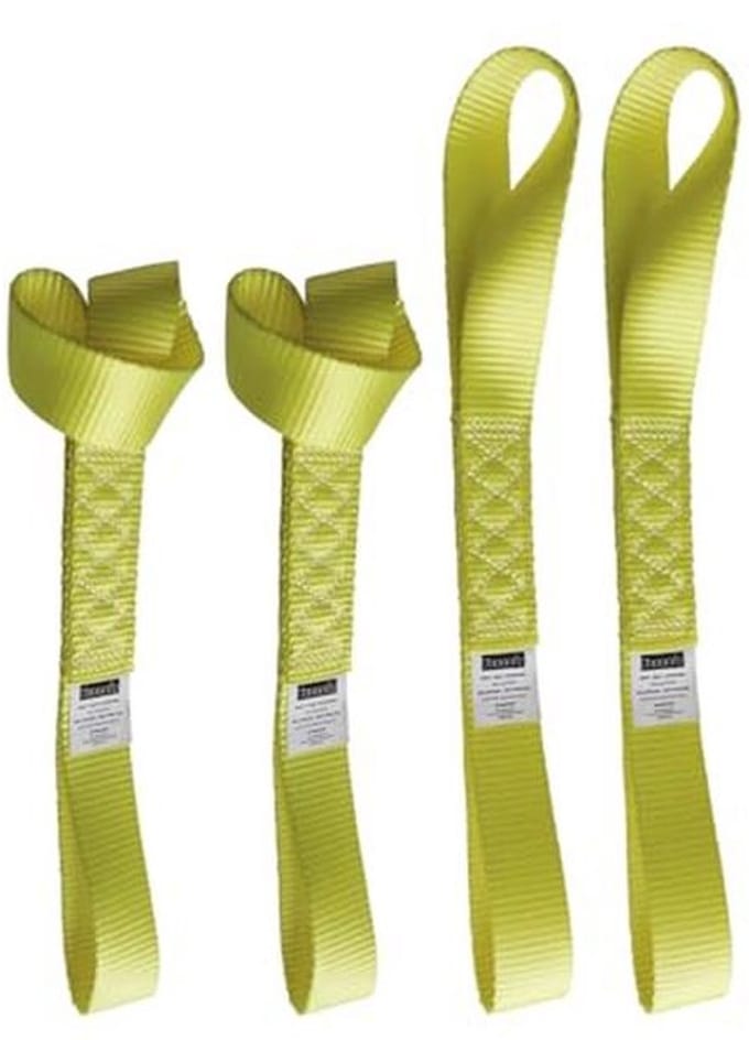 Zachte Loop Tie Down Riemen 4PK - Heavy Duty Voor Motorfiets, ATV en UTV Trailer