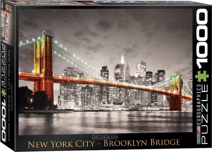 Eurographics puzzel Brooklyn Bridge New York City - 1000 stukjes legpuzzel.