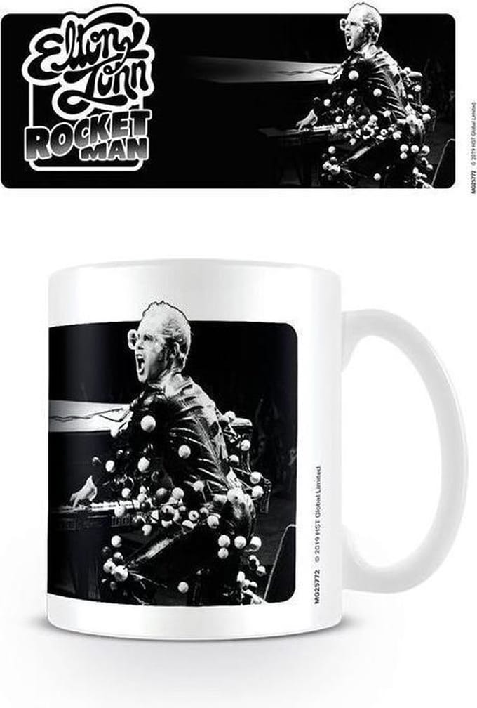 Elton John Rocket Man Glam Mok