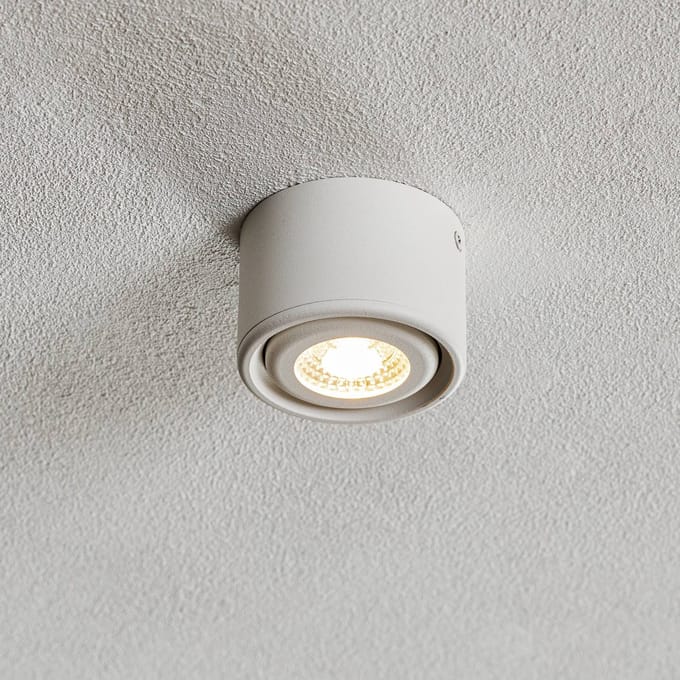Fabas Luce Kantelbare kop - LED downlight Anzio, wit