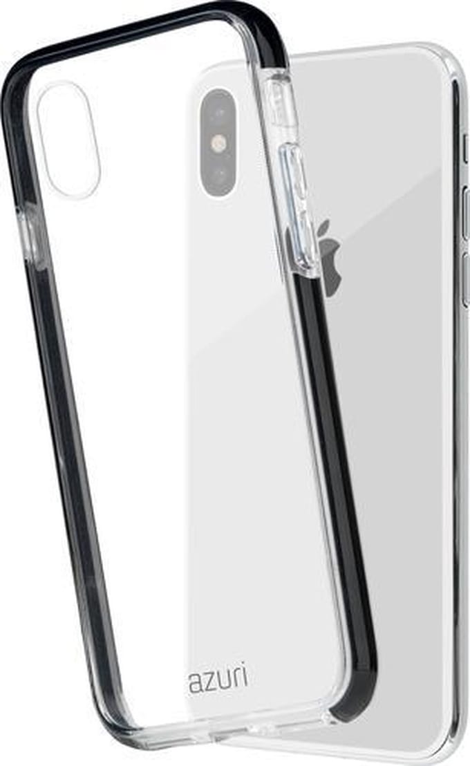 MH by Azuri flexible bumpercover - zwart - voor iPhone Xs Max
