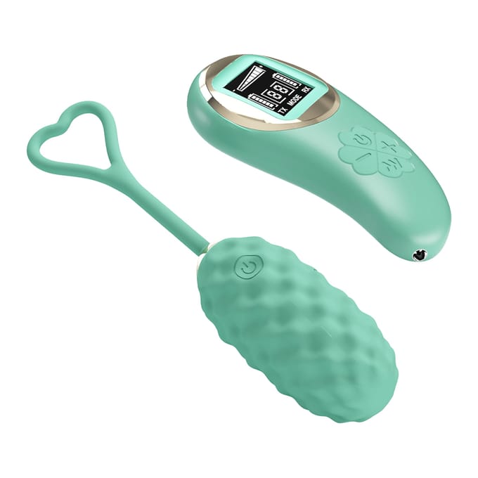 Pretty Love - Vivian - Vibrerend Eitje - Afstandsbediening met LCD Display - Lichtblauw