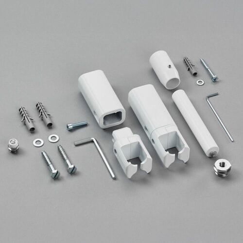 Zehnder mounting set room divider long, with footrest 931231