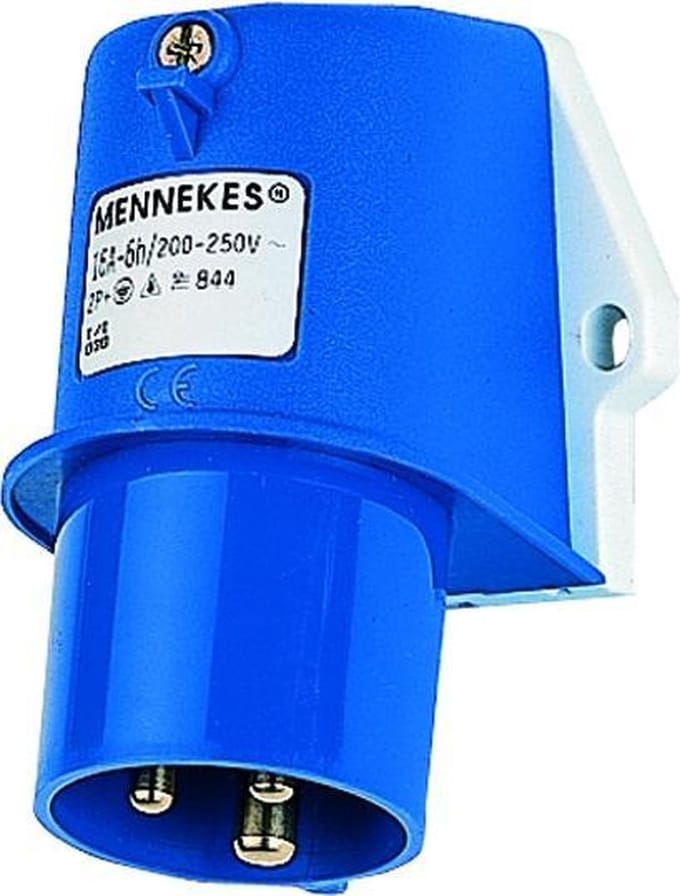 Mennekes Aan de muur gemonteerd inlet 16a3p6h230v ip44