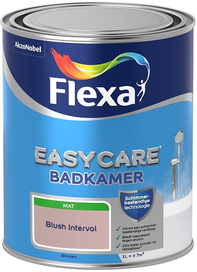 Flexa - Easycare Badkamer - Blush Interval - Mengverf - 1 L