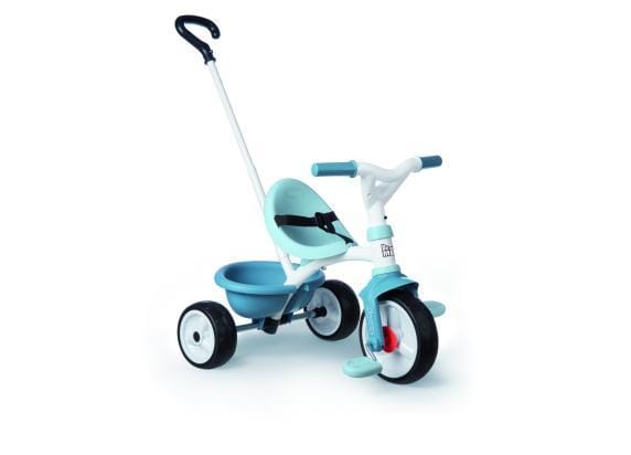 Smoby Be Move Blauw - Driewieler met duwstang