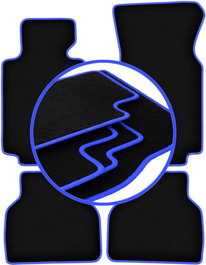 CARLUX-BLUE automatten voor: BMW 7 E38 sedan (1994-2001)