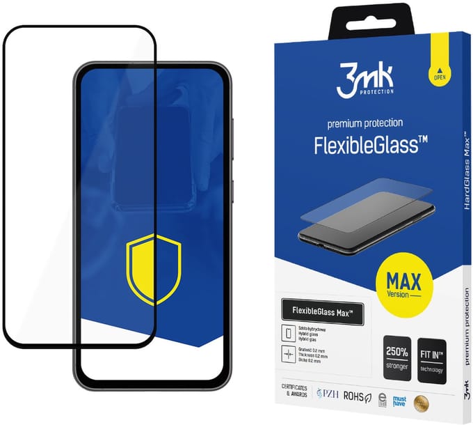 Hybride glas voor Samsung Galaxy S23 FE - 3mk FlexibleGlass Max