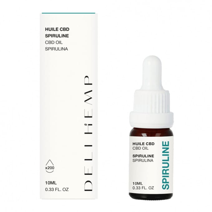 CBD Olie met Spirulina – Biologisch & Full Spectrum Cannactiva 5mg. (10ml)