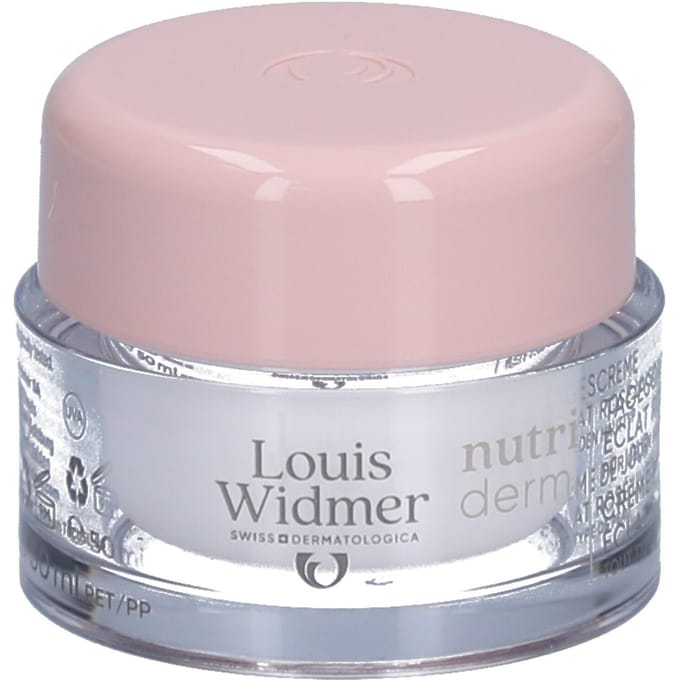 Louis Widmer Nutriderm Dagcrème Éclat Rosé UV50 Licht Geparfumeerd Crème