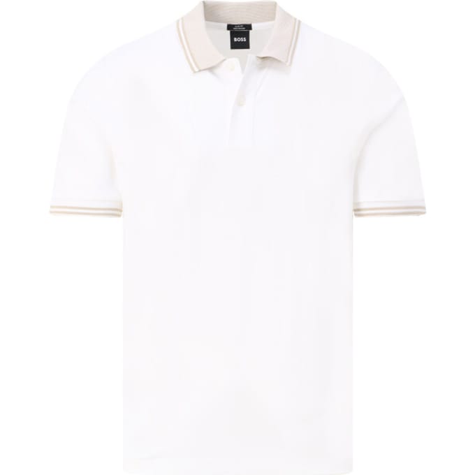 Hugo Boss poloshirt korte mouw wit