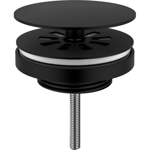 Dynamic Way RVS fonteinafvoerplug 5/4" zwart
