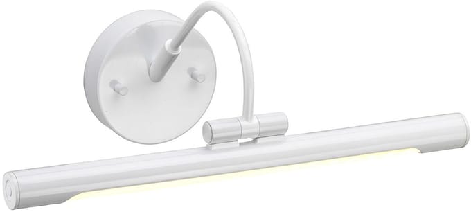 Licht-Erlebnisse - Gambar - LED - Wandlamp - 3000K - 318lm - van - Constructiestaal - in - wit - Wandlamp
