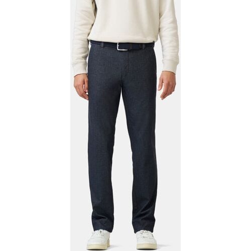 Meyer Broek Bonn Active Jersey Look Flat-Front Chino Donker Blauw / male