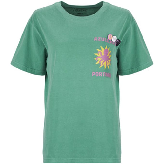 Newtone  T-shirt Korte Mouw AZUL TRUCKER