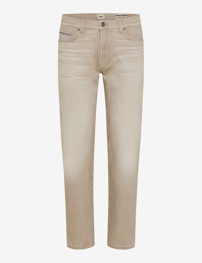 Brax Heren Jeans  Style CLINT OAT, denim beige, maat 33/32
