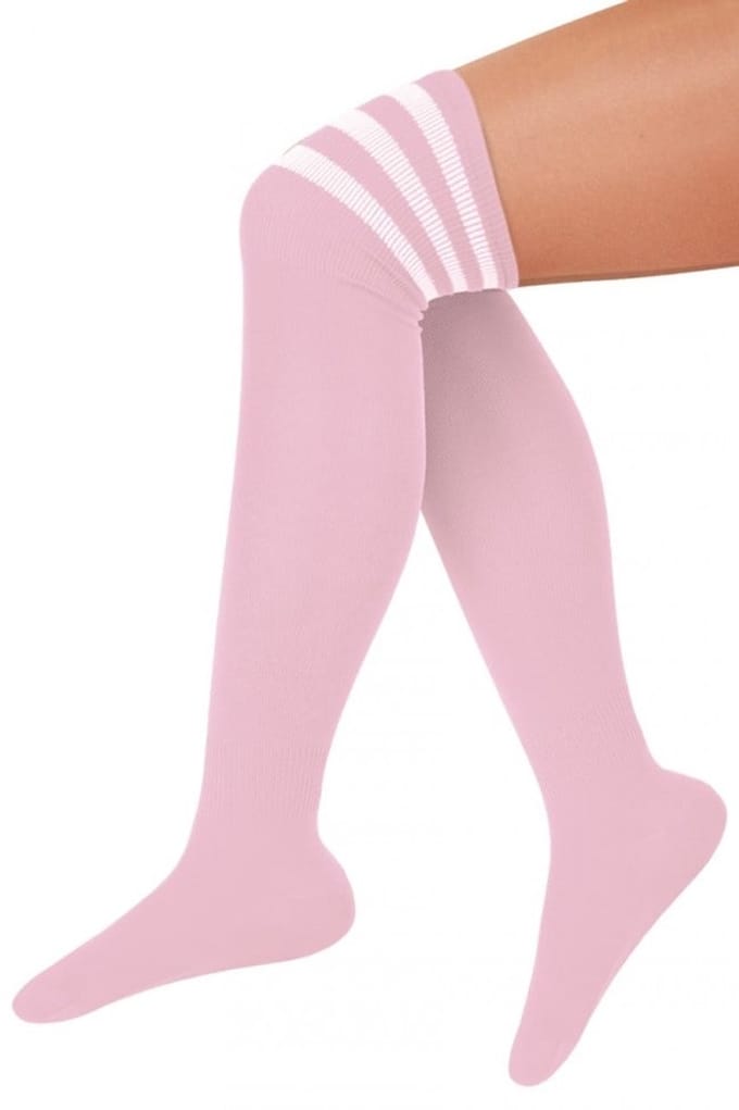 Licht roze lieskousen mt 36-41
