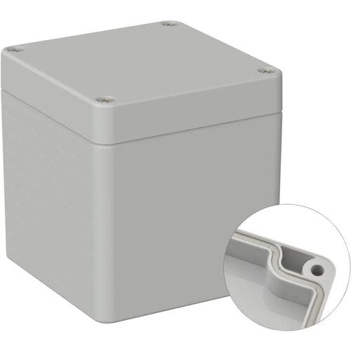 TRU COMPONENTS TC-9065644 Industriële behuizing 82 x 80 x 85 ABS Grijs-wit (RAL 7035) 1 stuk(s)