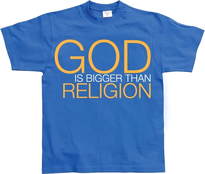 Hybris God Is Bigger Than Religion -T-shirt SH-1-15025-LFH2-2