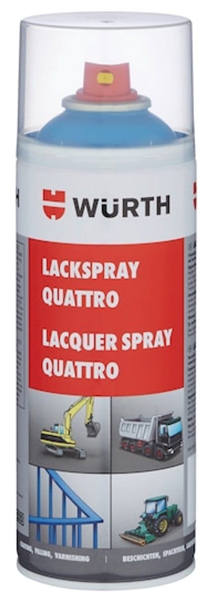 Wurth - Lakspray quattro - laksprayquattro inhoud 400 ml